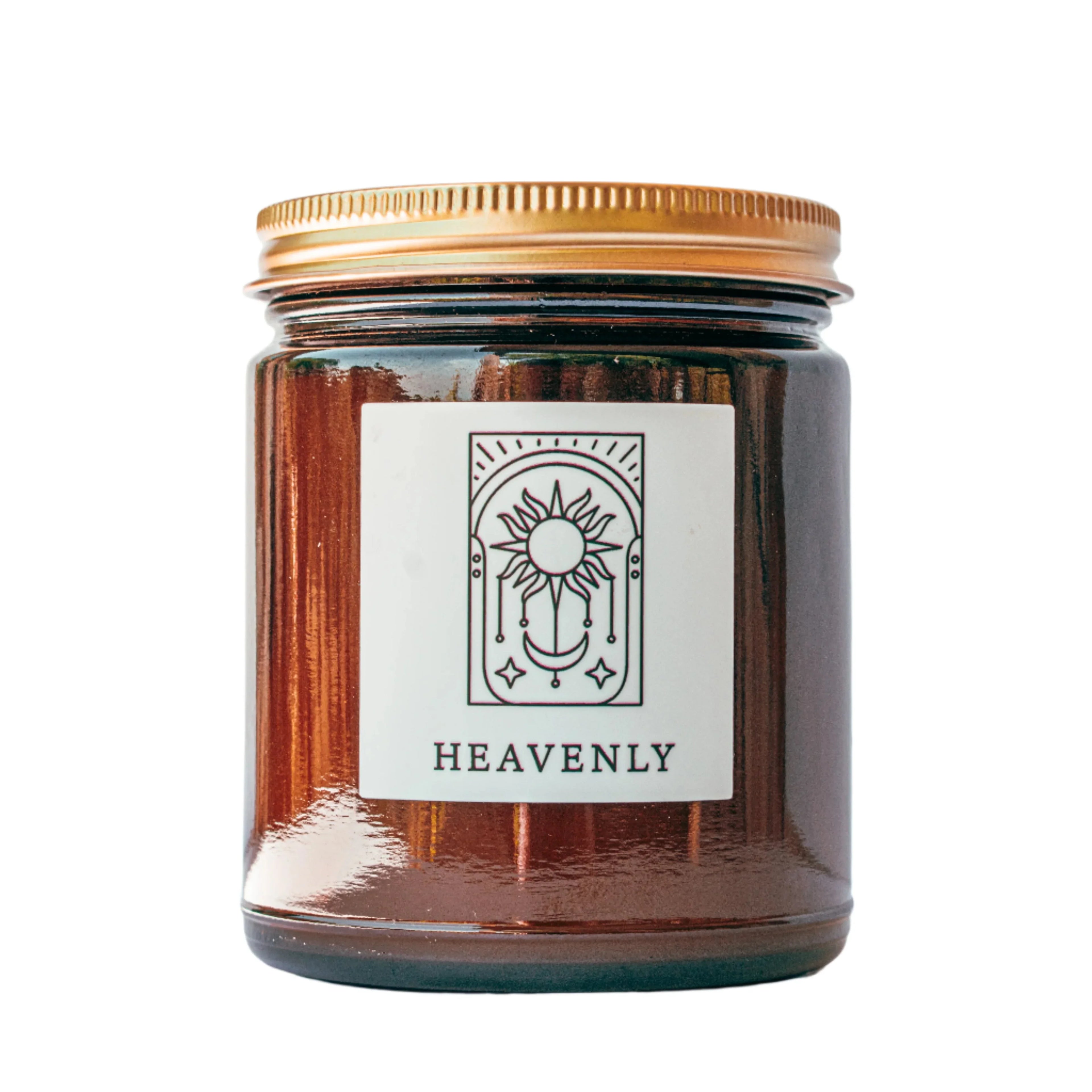 Heavenly Fine Fragrance Candle, front view - House Of Avana