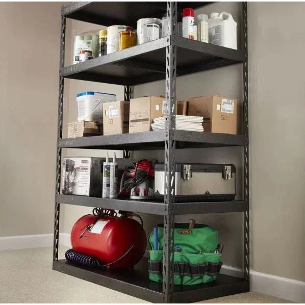 Heavy Duty 48-inch Wide 5-Shelf Metal Shelving Unit