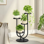 [Heavy-Duty Plant Stand] Heavy-Duty Modern Indoor Plant Stand for Tall Plants | Space-Saving Vertical Design Holds 4 Pots, Sturdy Base - Ideal for Living Room, Bedroom, Office - Minimalist Home Decor Plant Shelf Organizer House Of Avana