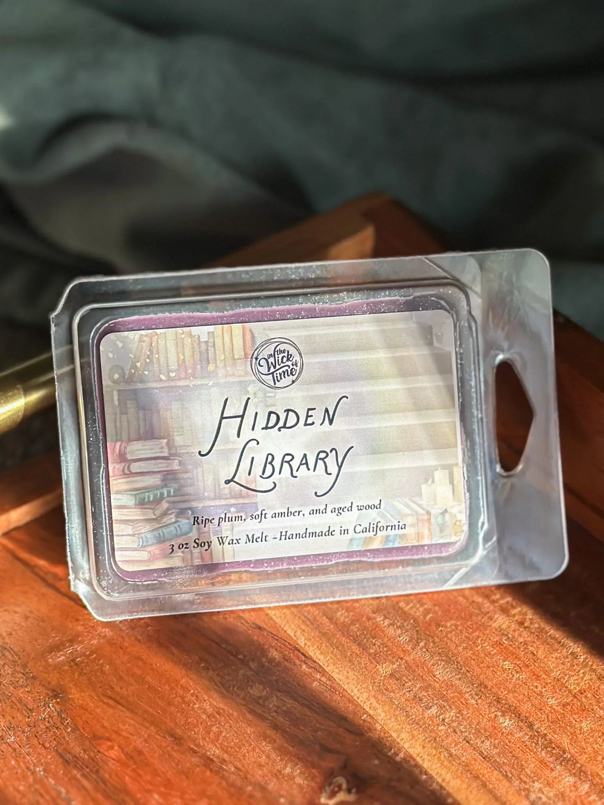 Hidden Library Wax Melt In the Wick of Time