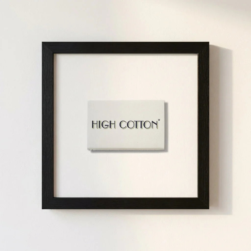 High Cotton Framed Print