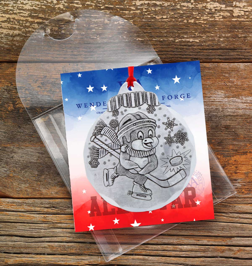 Hockey Penguin Ornament