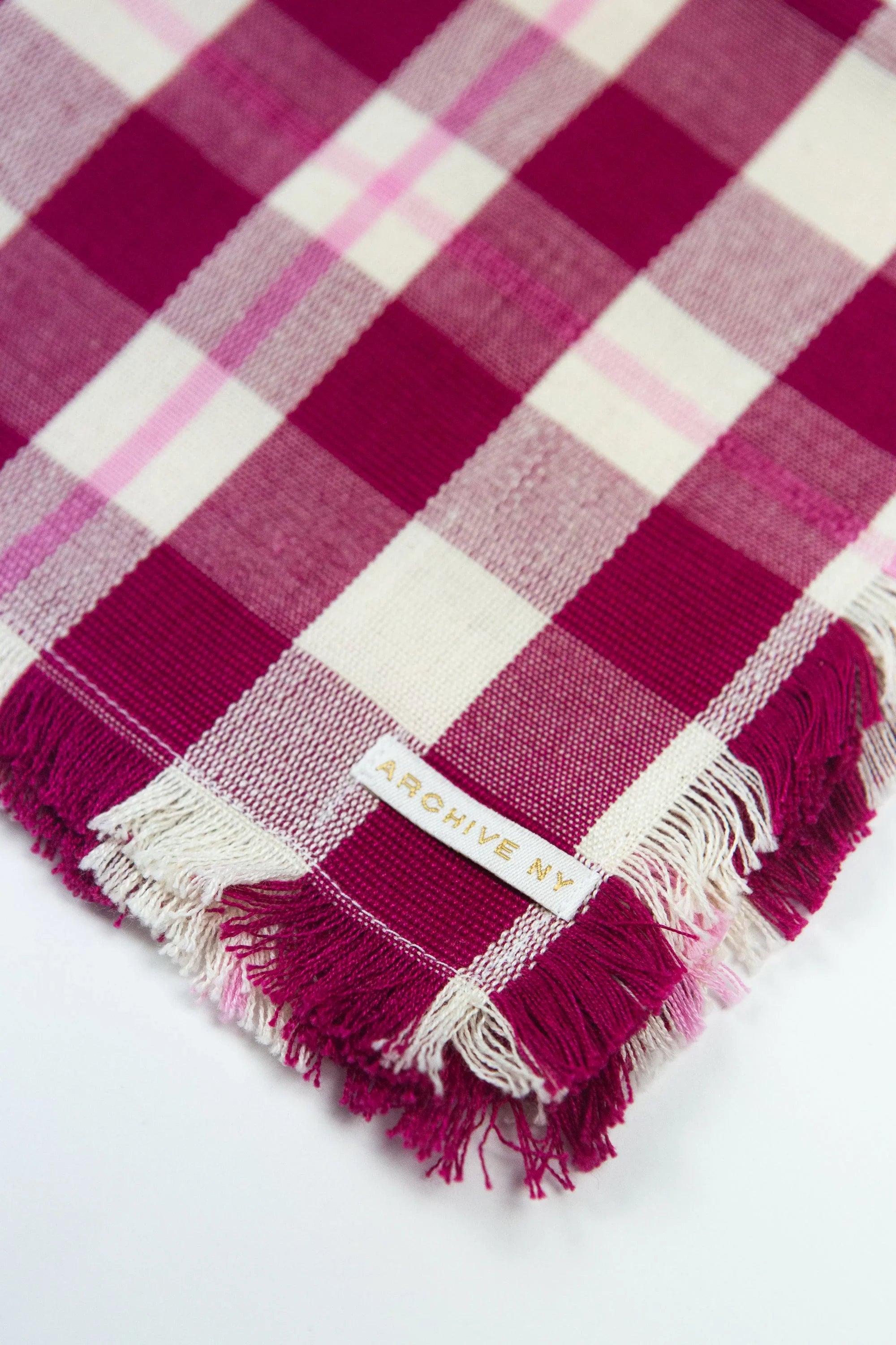 Abigail Plaid Party Napkin Archive New York