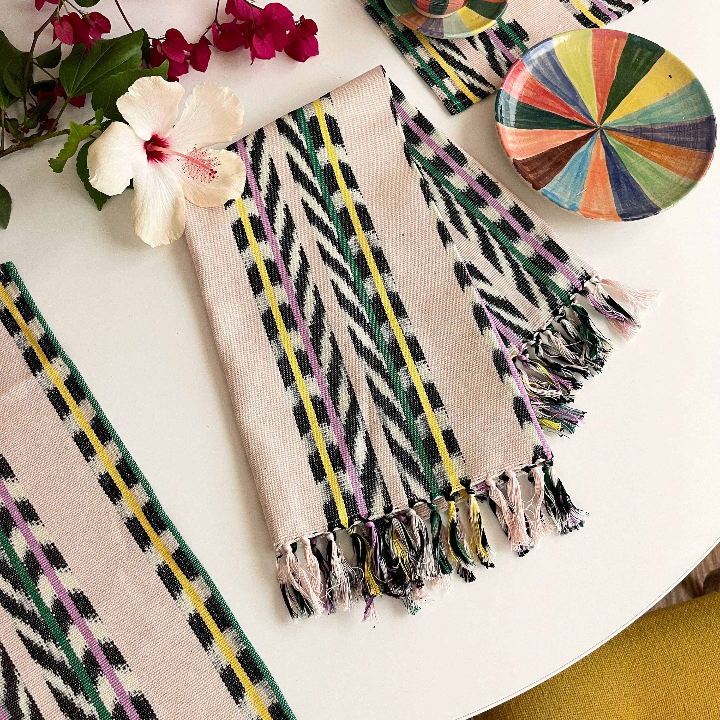 Solana Ikat Kitchen Towel Archive New York