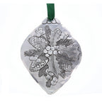 Holly Bulb Ornament