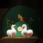 Horse Figurine - Decorative Ceramic White