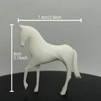 Horse Statue - Modern White Figurine