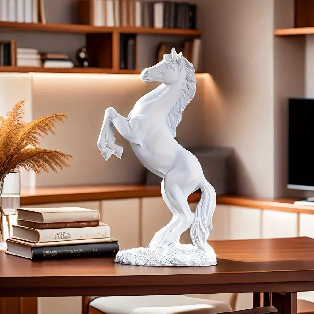 Horse Statue - Standing Stallion Figurine
