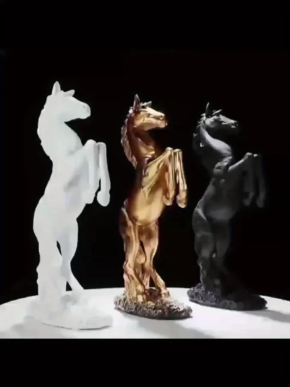 Horse Statue - Standing Stallion Figurine