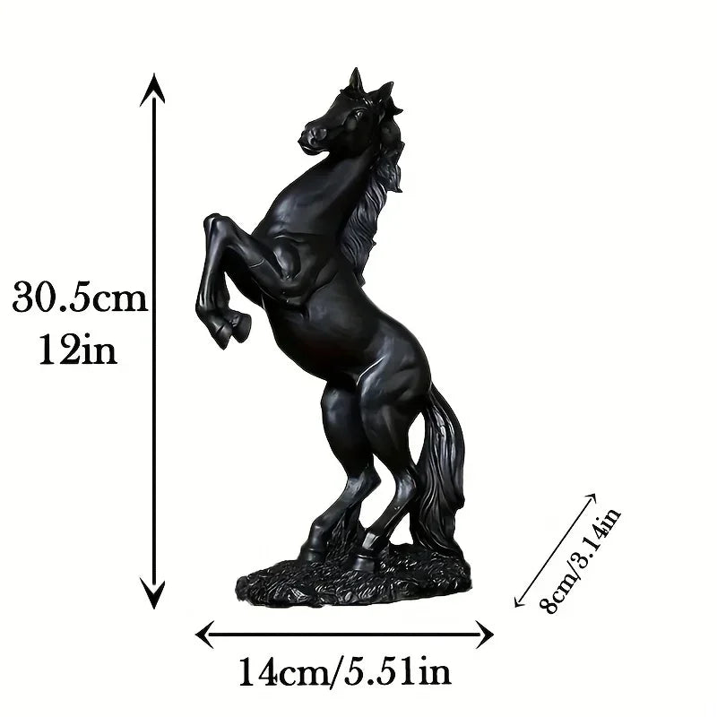 Horse Statue - Standing Stallion Figurine