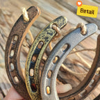 Horseshoe Decor - Retro Yellow Hemp Rope Hanging