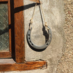 Horseshoe Decor - Retro Yellow Hemp Rope Hanging