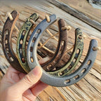 Horseshoe Decor - Retro Yellow Hemp Rope Hanging
