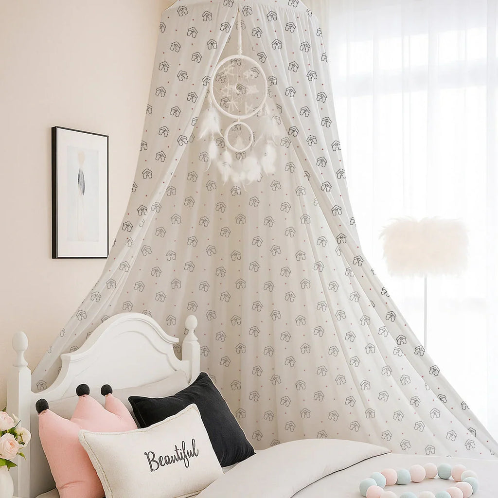 House Printed Canopy PushpLinen