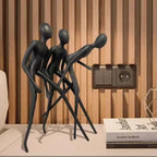 Modern Figurine - Luxury Miniature Sculpture | Iron Figure Sculpture | side view | Abstract home decor | House of Avana