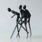 Modern Figurine - Luxury Miniature Sculpture | Iron Figure Sculpture | detail view | Abstract home decor | House of Avana