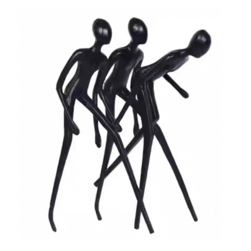 Modern Figurine - Luxury Miniature Sculpture | Iron Figure Sculpture | angle view | Abstract home decor | House of Avana