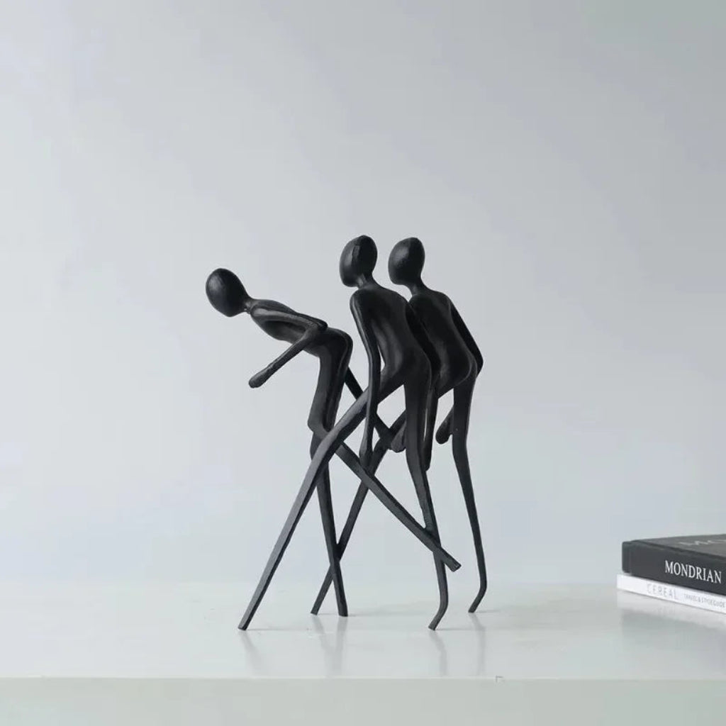 Modern Figurine - Luxury Miniature Sculpture | Iron Figure Sculpture | in-room display | Abstract home decor | House of Avana