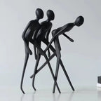 Modern Figurine - Luxury Miniature Sculpture | Iron Figure Sculpture | front view | Abstract home decor | House of Avana