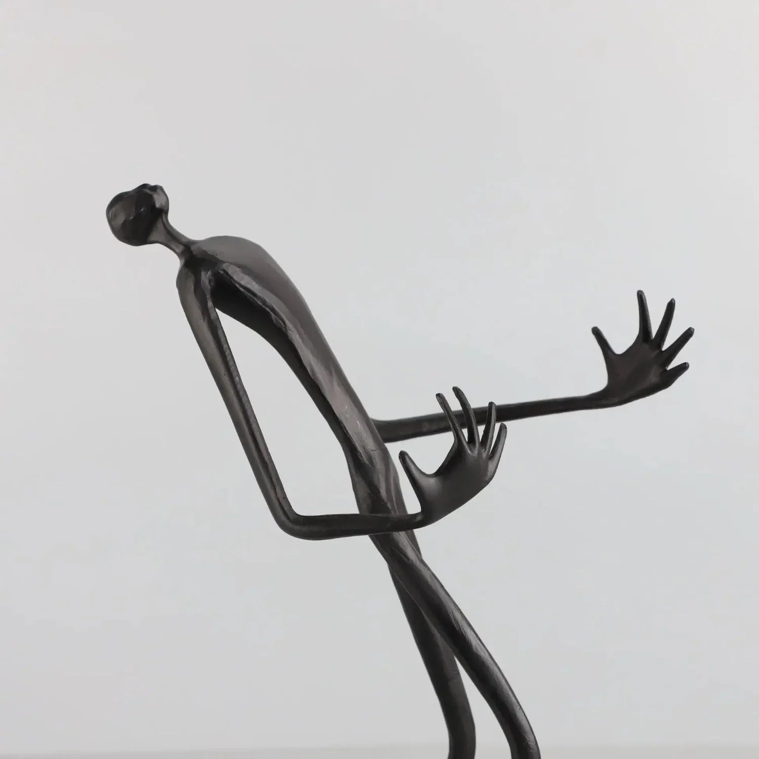 Human Sculpture with Decorative Metal Balls | Mixed (Metal and) Figure Sculpture | close-up | Abstract home decor | House of Avana
