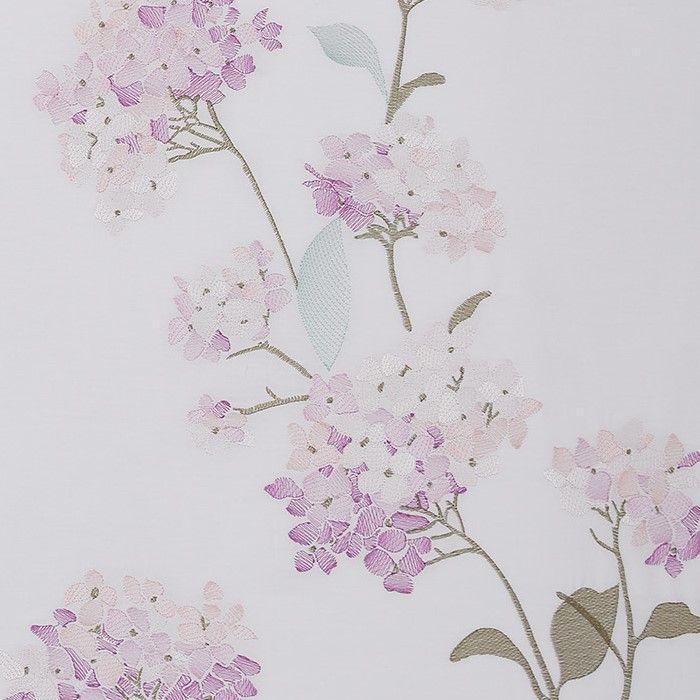 Hydrangea 100% Cotton Embroidered Duvet Cover Set Mélange Home