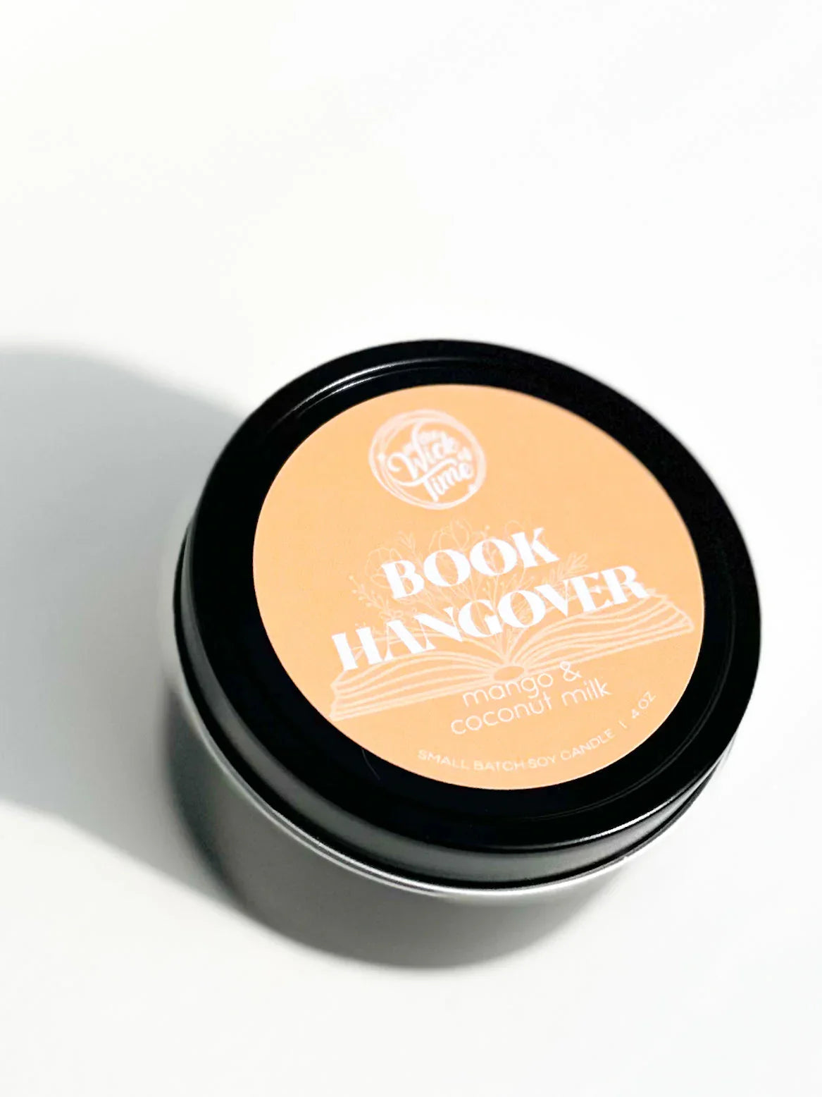 Book Hangover Candle 4 OZ In the Wick of Time