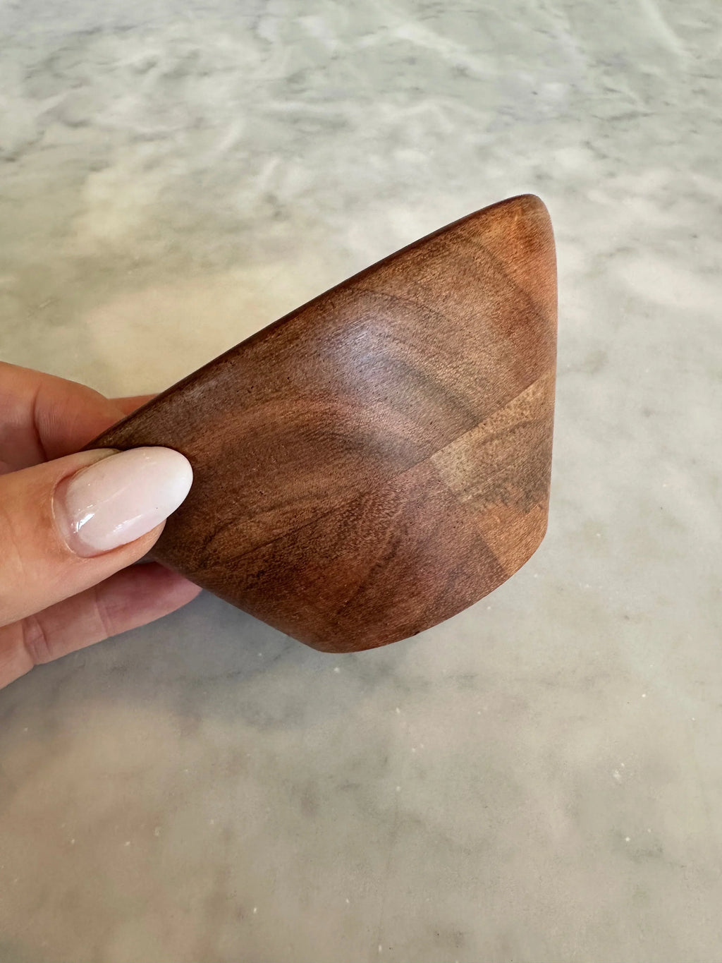 Teak Wood Small Serving Bowls - Set of 2 or 4 Busa Designs
