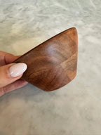 Teak Wood Small Serving Bowls - Set of 2 or 4 Busa Designs