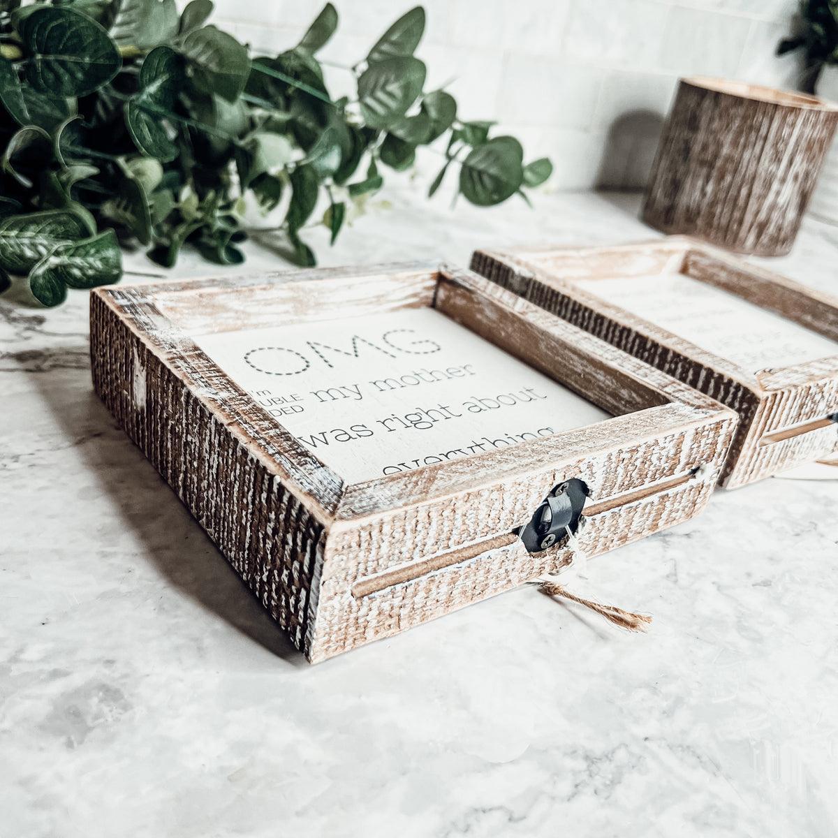 OMG Mom - Double Sided 6" Gia Roma