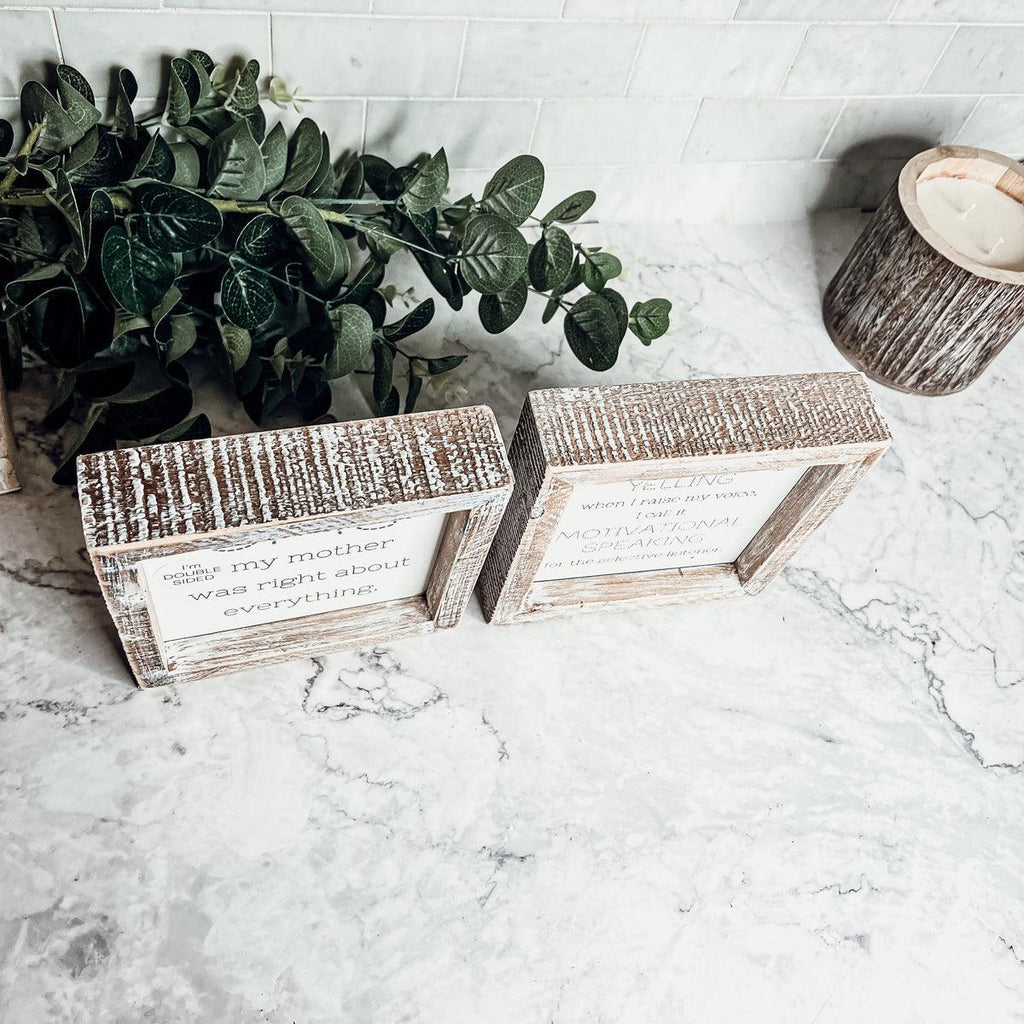 OMG Mom - Double Sided 6" Gia Roma