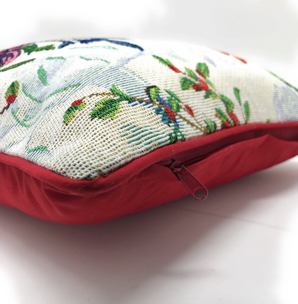 DaDa Bedding Elegant Tropical Paradise Birds Floral Tapestry Throw Pillow Covers 16" (18116) DaDalogy Bedding Collection