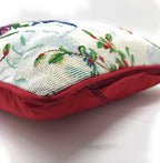 DaDa Bedding Elegant Tropical Paradise Birds Floral Tapestry Throw Pillow Covers 16" (18116) DaDalogy Bedding Collection