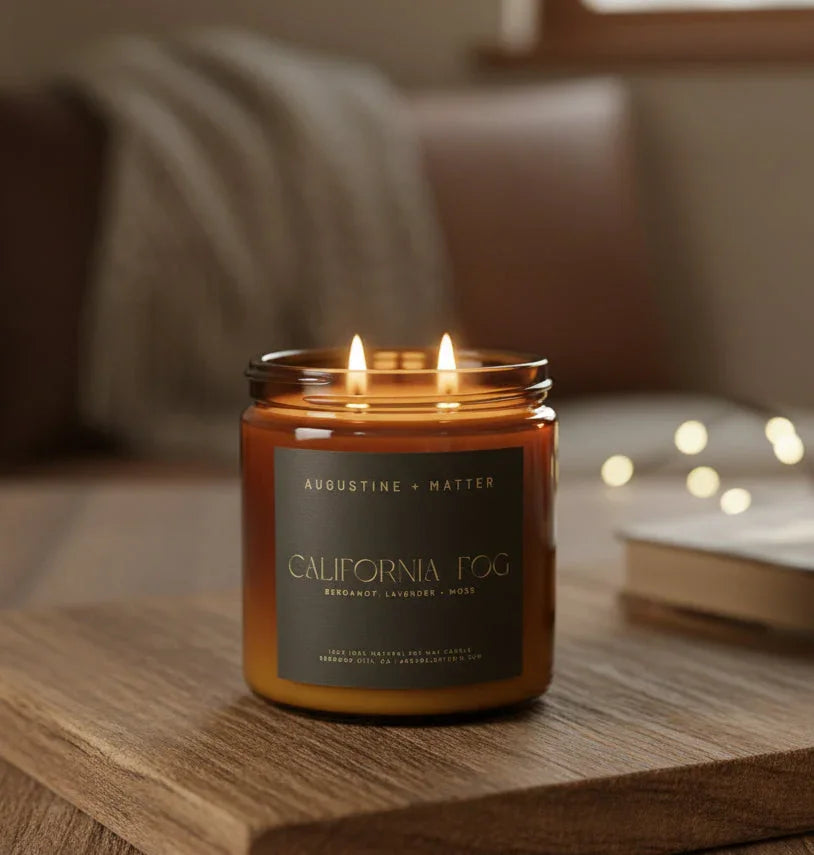 California Fog - 12oz Soy Candle Augustine + Matter Candle Studio LLC