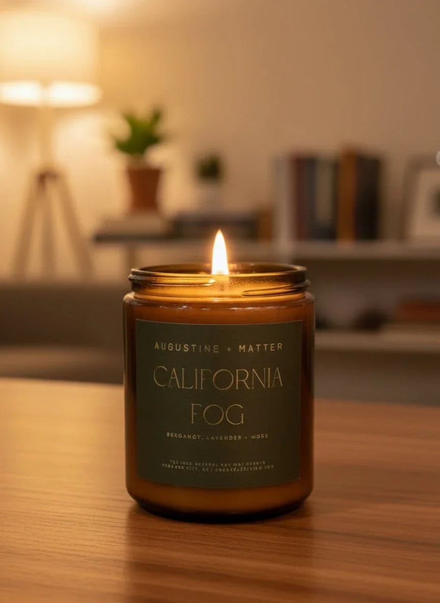 California Fog - 7oz Soy Candle Augustine + Matter Candle Studio LLC
