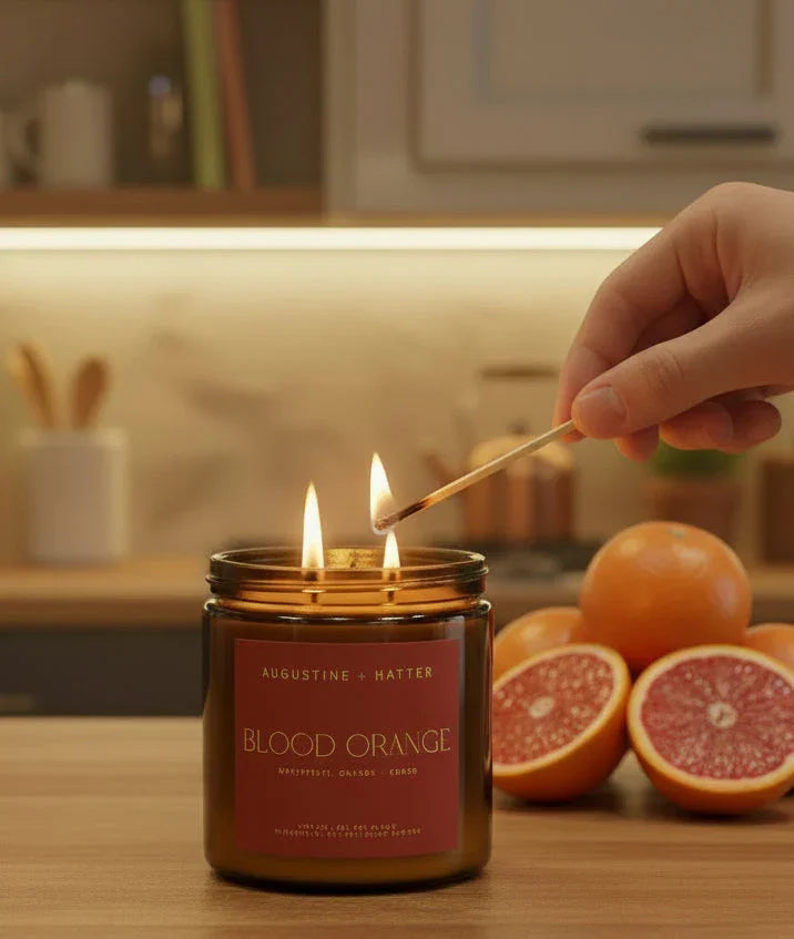 Blood Orange - 12oz Soy Candle Augustine + Matter Candle Studio LLC