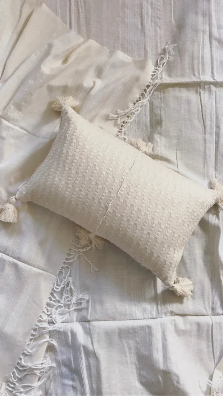 Antigua Pillow - Natural White Archive New York
