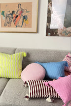 Antigua Pillow - Sky Blue Solid Archive New York