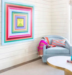 Almolonga Zig Zag Pillow - Orange Multi Archive New York