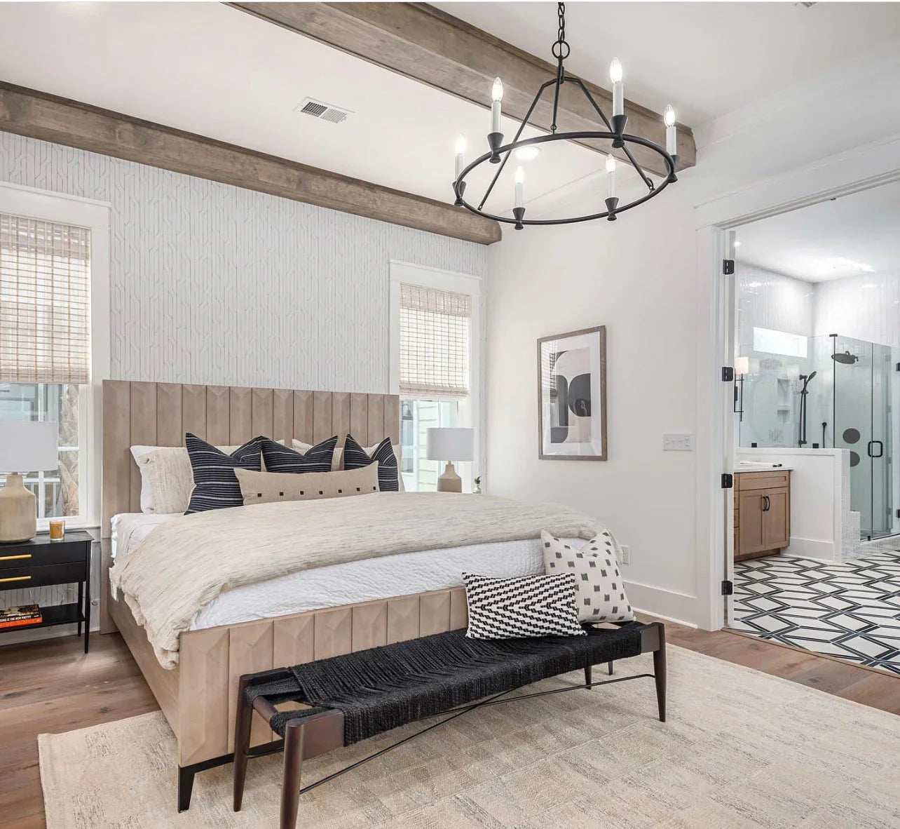 Almolonga Zig Zag Pillow - Black and White Archive New York