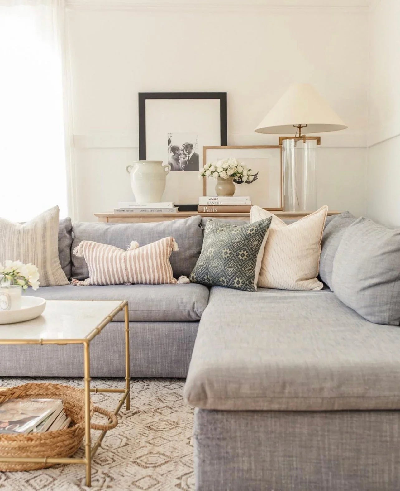 Antigua Pillow - Tan Archive New York