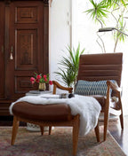 Antigua Pillow - Dark Teal Blue Archive New York