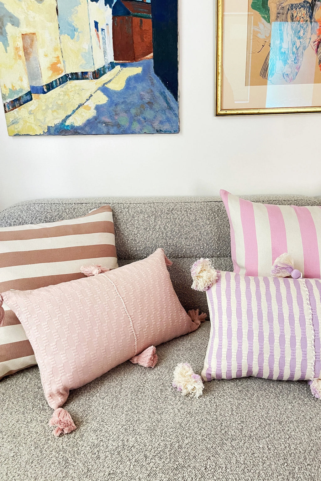 Antigua Pillow - Light Lavender Archive New York