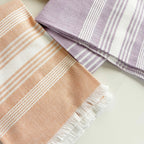 Peach Chambray Kitchen Towel Archive New York