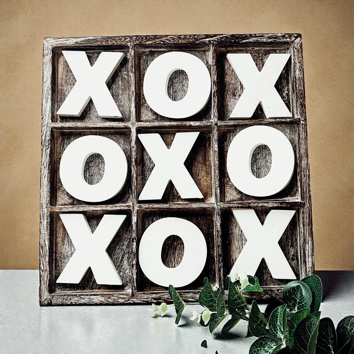 Rustic Tic Tac Toe Gia Roma