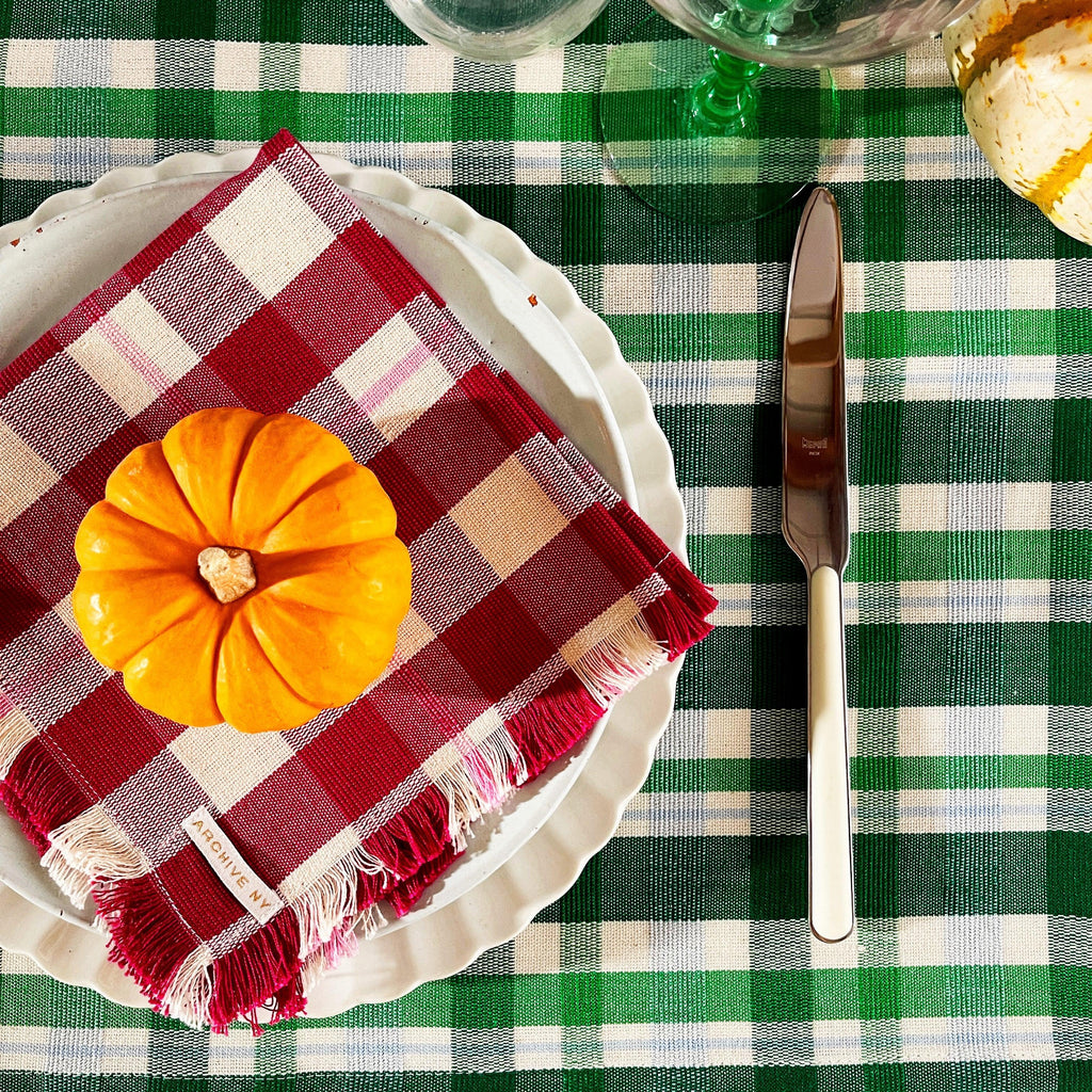 Abigail Plaid Party Napkin Archive New York