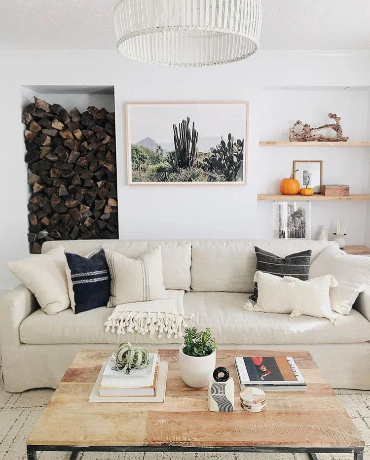 Antigua Pillow - Natural White Archive New York