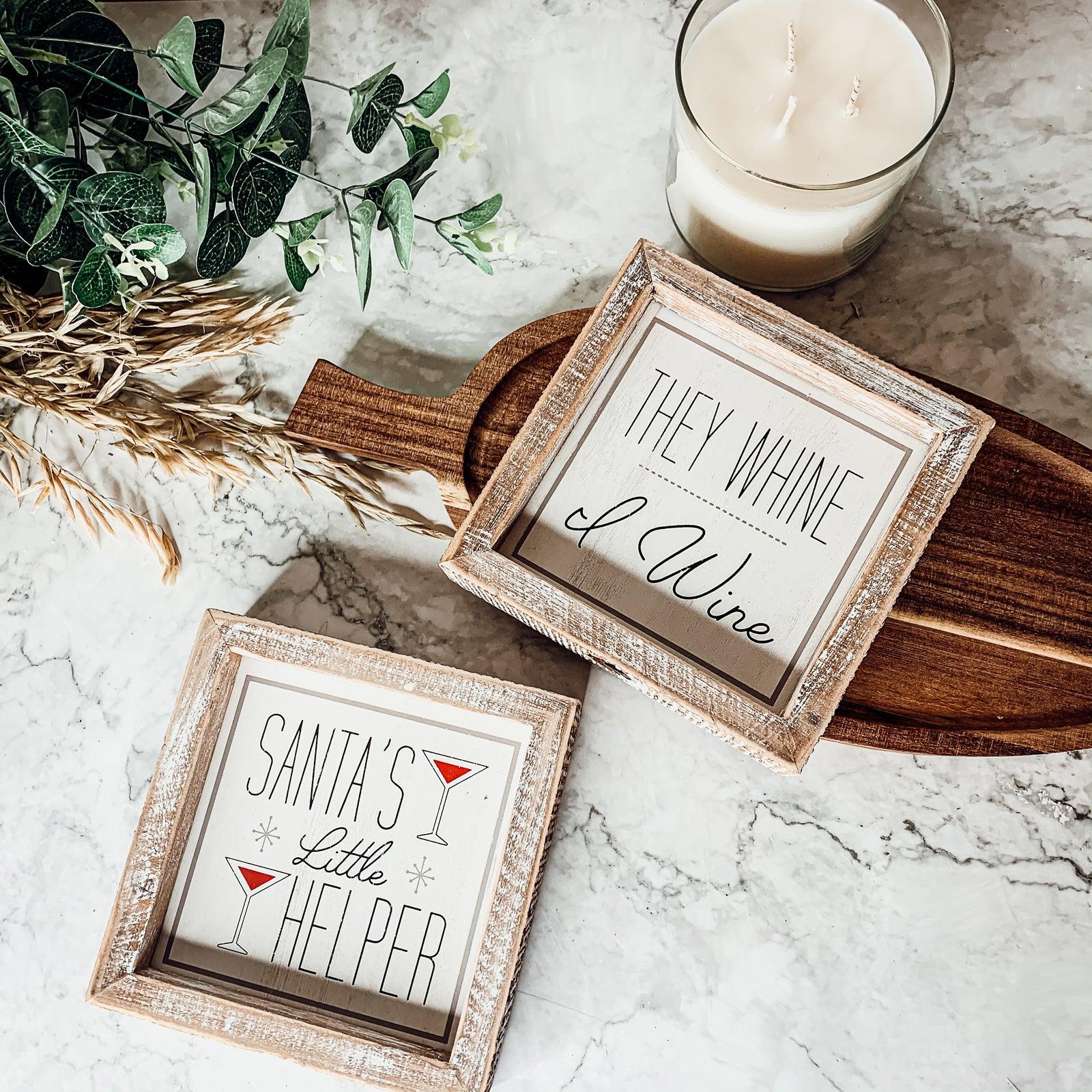 Santa's Helper Sign Gia Roma