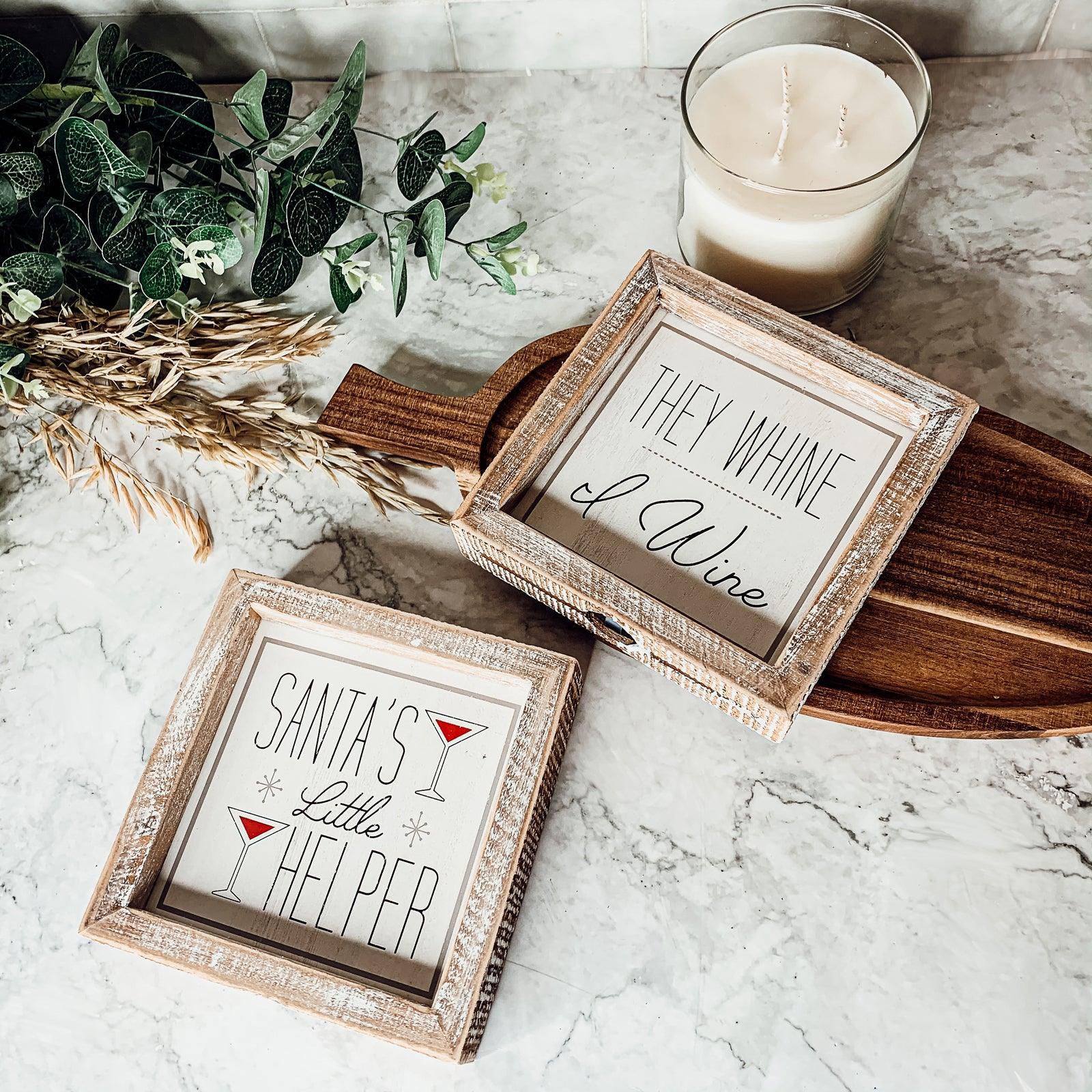 Santa's Helper Sign Gia Roma