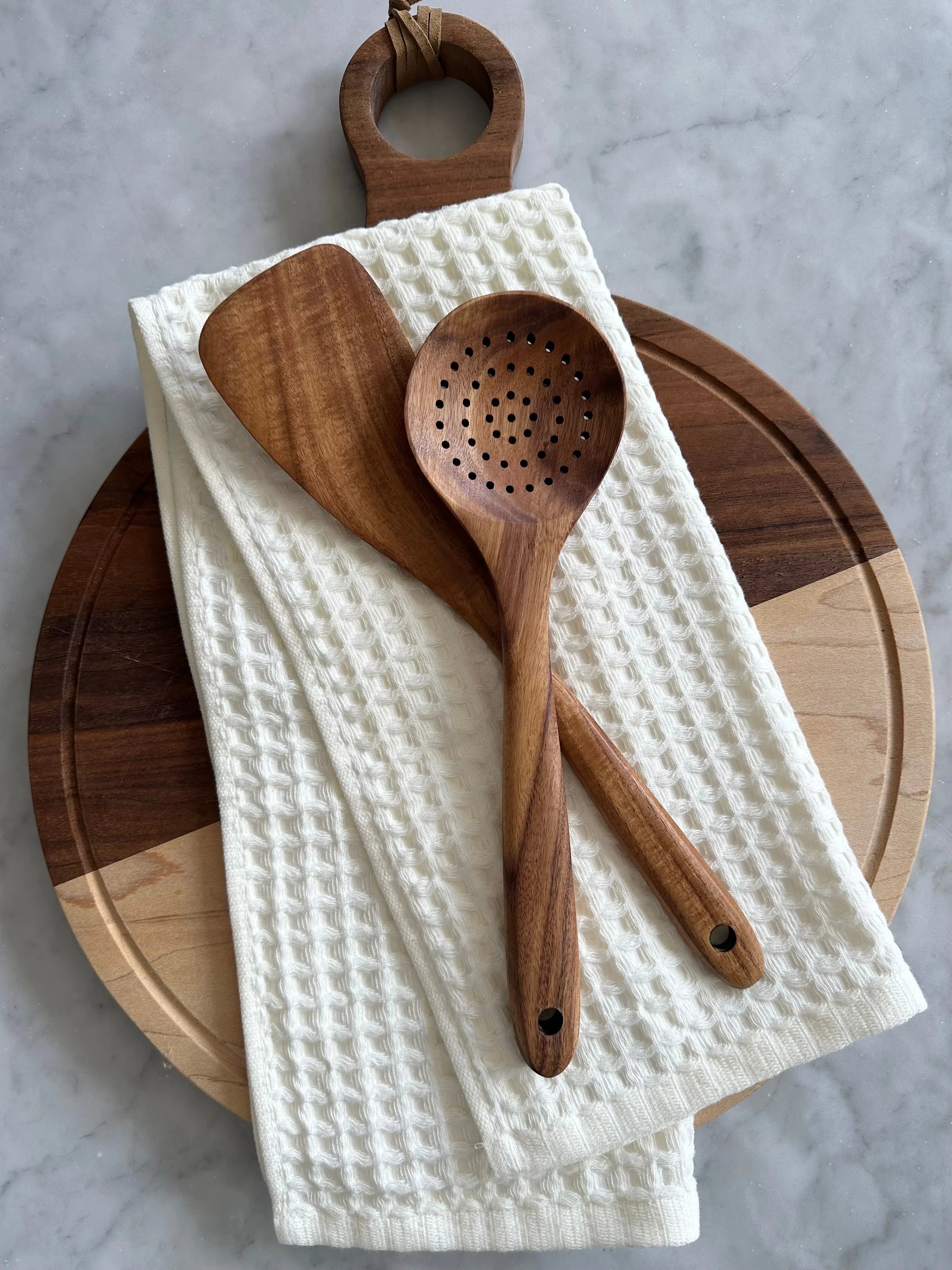 2pc Kitchen Waffle Towel Set Busa Designs