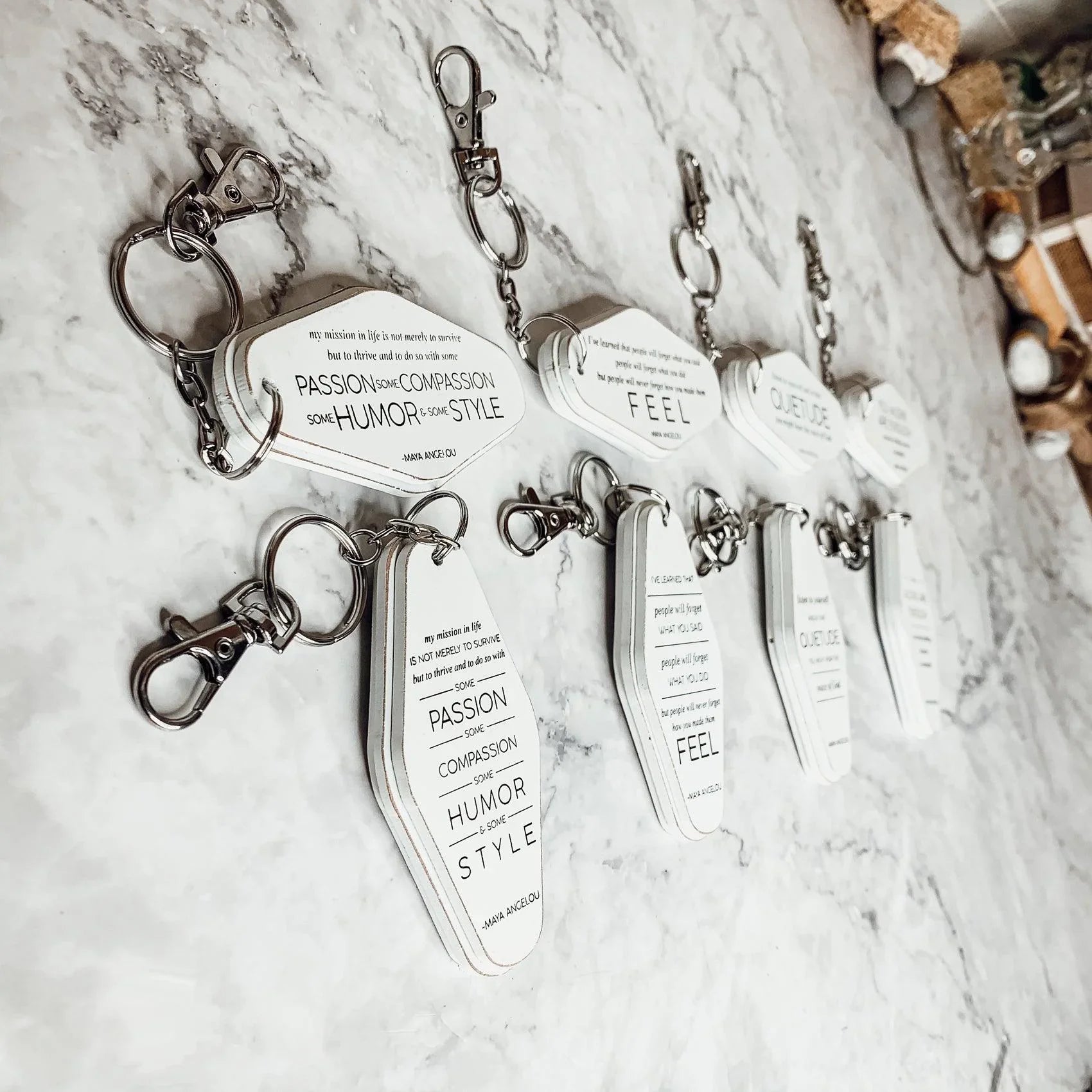Inspirational Keychains Gia Roma